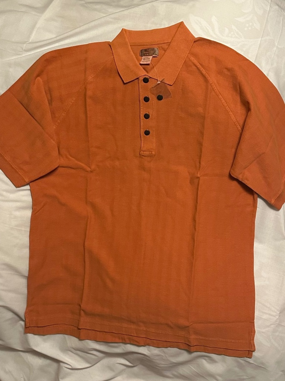 The Territory Ahead, XL, clay/terracotta polo shirt